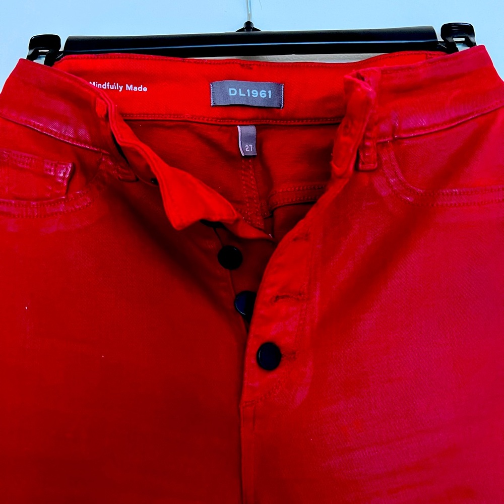 DL1961 red jeans … super hot !!!